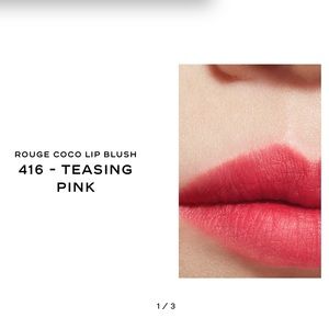 CHANEL Rouge Coco Lip Blush in 416 teasing pink